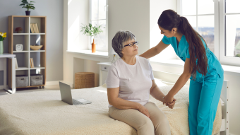 Nurse helping patient - Halo Health